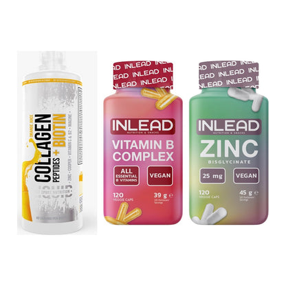 Haut, Haare & Nägel: MST Collagen + INLEAD Vitamin + INLEAD Zink – alle enthaltenen Artikel