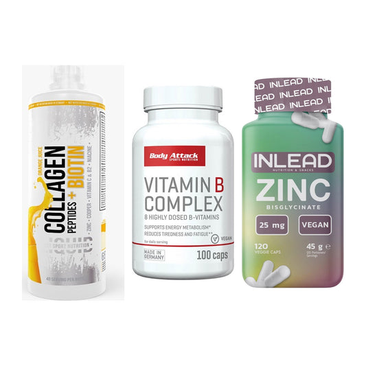 Haut, Haare & Nägel: MST Collagen + Body Attack + INLEAD Zink – alle enthaltenen Artikel