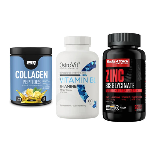 Haut, Haare & Nägel: ESN Collagen + Ostrovit + Body Attack – alle enthaltenen Artikel