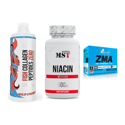 Haut, Haare & Nägel: MST Fish + MST Niacin + Olimp ZMA – alle enthaltenen Artikel