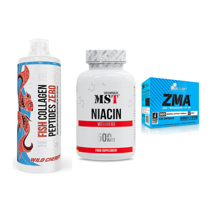 Haut, Haare & Nägel: MST Fish + MST Niacin + Olimp ZMA – alle enthaltenen Artikel