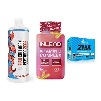 Haut, Haare & Nägel: MST Fish + INLEAD Vitamin + Olimp ZMA – alle enthaltenen Artikel