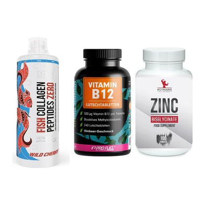 Haut, Haare & Nägel: MST Fish + ProFuel Vitami + #GYMJUICE ZINC – alle enthaltenen Artikel