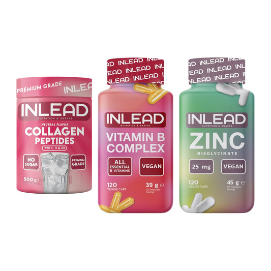 Haut, Haare & Nägel: INLEAD Collage + INLEAD Vitamin + INLEAD Zink – alle enthaltenen Artikel