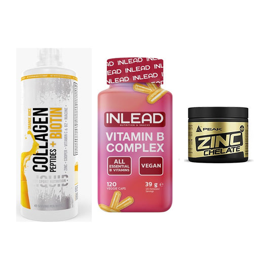 Haut, Haare & Nägel: MST Collagen + INLEAD Vitamin + Peak Zink – alle enthaltenen Artikel