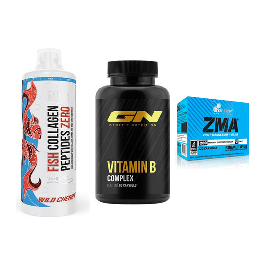 Haut, Haare & Nägel: MST Fish + GN Vitamin + Olimp ZMA – alle enthaltenen Artikel