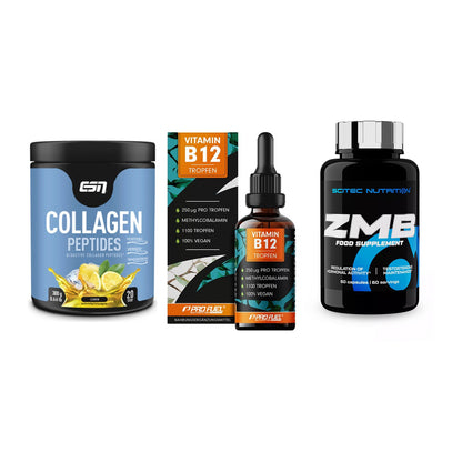 Haut, Haare & Nägel: ESN Collagen + ProFuel Vitami + Scitec ZMB – alle enthaltenen Artikel