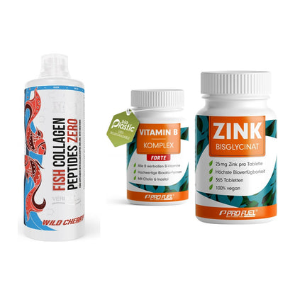 Haut, Haare & Nägel: MST Fish + ProFuel Vitami + ProFuel Zink – alle enthaltenen Artikel