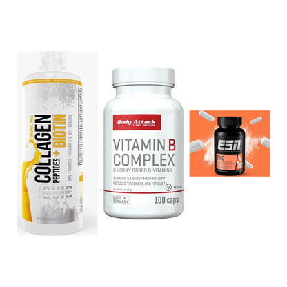 Haut, Haare & Nägel: MST Collagen + Body Attack + ESN Zinc – alle enthaltenen Artikel
