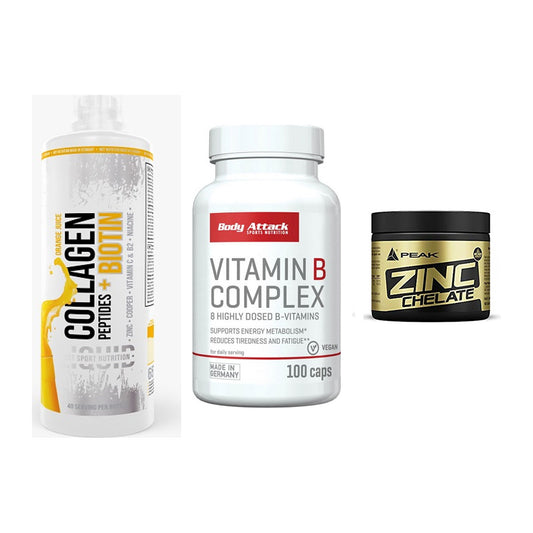 Haut, Haare & Nägel: MST Collagen + Body Attack + Peak Zink – alle enthaltenen Artikel