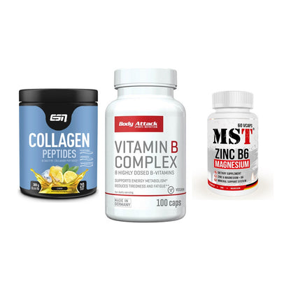 Haut, Haare & Nägel: ESN Collagen + Body Attack + MST Zinc – alle enthaltenen Artikel