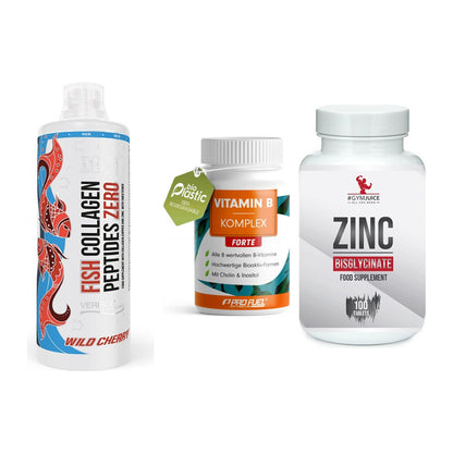 Haut, Haare & Nägel: MST Fish + ProFuel Vitami + #GYMJUICE ZINC – alle enthaltenen Artikel