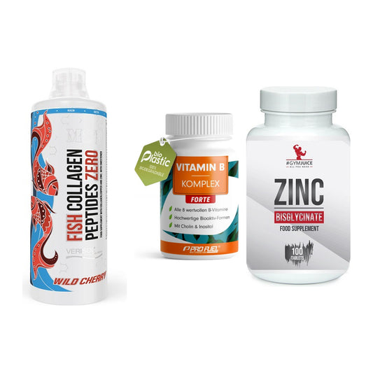 Haut, Haare & Nägel: MST Fish + ProFuel Vitami + #GYMJUICE ZINC – alle enthaltenen Artikel