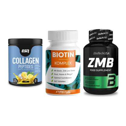 Haut, Haare & Nägel: ESN Collagen + ProFuel BIOTIN + BioTech ZMB – alle enthaltenen Artikel
