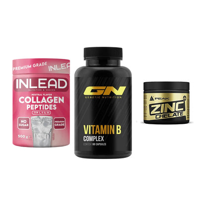 Haut, Haare & Nägel: INLEAD Collage + GN Vitamin + Peak Zink – alle enthaltenen Artikel