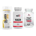Haut, Haare & Nägel: MST Collagen + MST Niacin + #GYMJUICE ZINC – alle enthaltenen Artikel