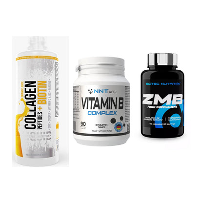 Haut, Haare & Nägel: MST Collagen + NNT Vitamin B + Scitec ZMB – alle enthaltenen Artikel