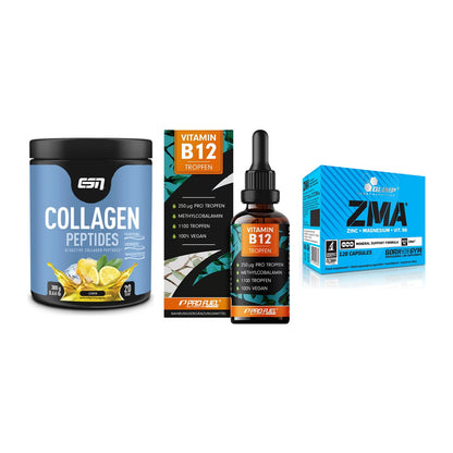Haut, Haare & Nägel: ESN Collagen + ProFuel Vitami + Olimp ZMA – alle enthaltenen Artikel