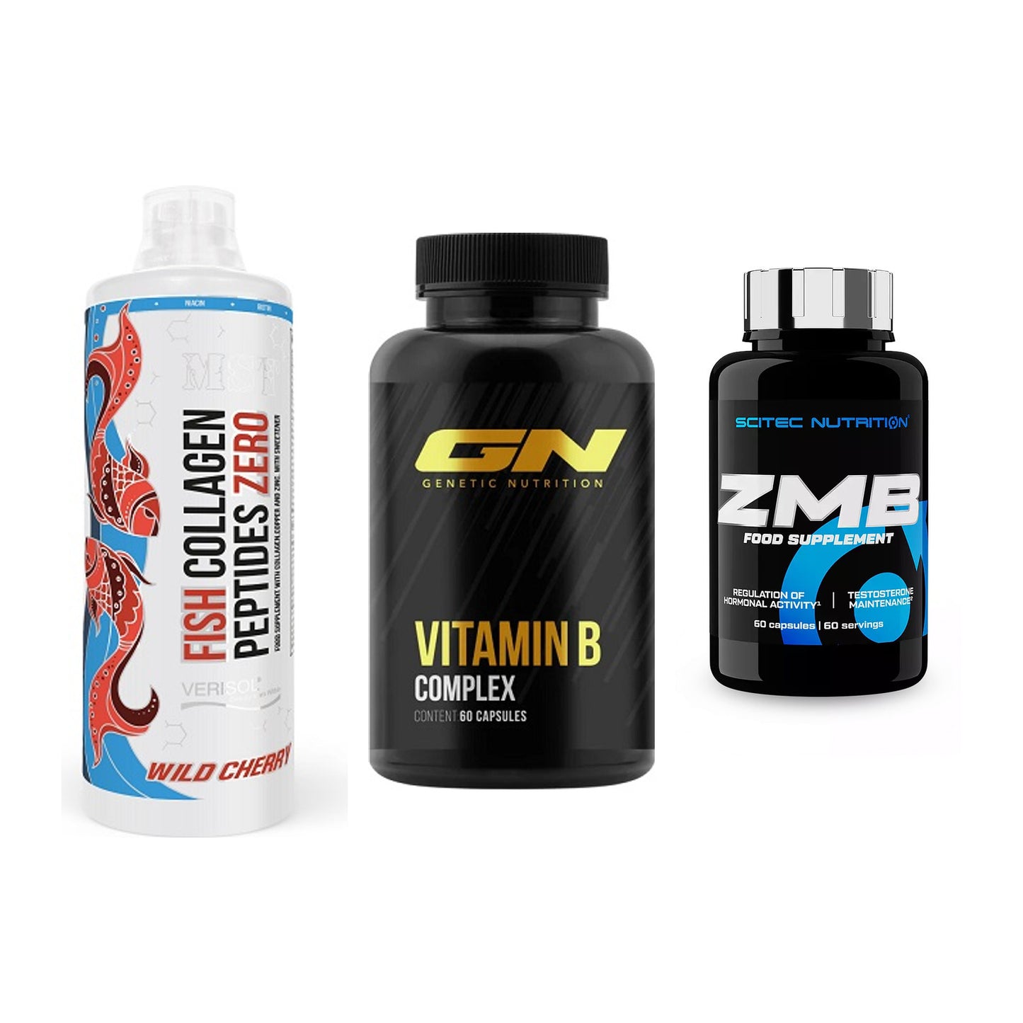 Haut, Haare & Nägel: MST Fish + GN Vitamin + Scitec ZMB – alle enthaltenen Artikel