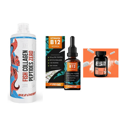Haut, Haare & Nägel: MST Fish + ProFuel Vitami + ESN Zinc – alle enthaltenen Artikel