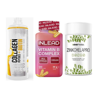 Haut, Haare & Nägel: MST Collagen + INLEAD Vitamin + Sinob Zink – alle enthaltenen Artikel