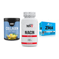 Haut, Haare & Nägel: ESN Collagen Peptides + MST Niacin + Olimp ZMA – alle enthaltenen Artikel
