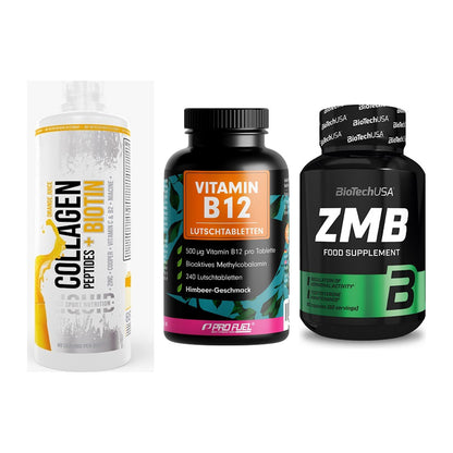 Haut, Haare & Nägel: MST Collagen + ProFuel Vitami + BioTech ZMB – alle enthaltenen Artikel