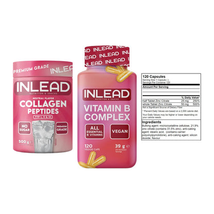 Haut, Haare & Nägel: INLEAD Collage + INLEAD Vitamin + GN Zinc Citrat – alle enthaltenen Artikel