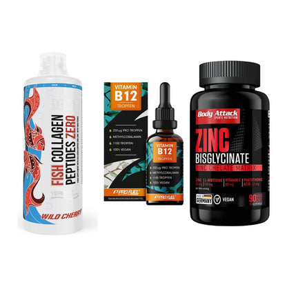 Haut, Haare & Nägel: MST Fish + ProFuel Vitami + Body Attack – alle enthaltenen Artikel