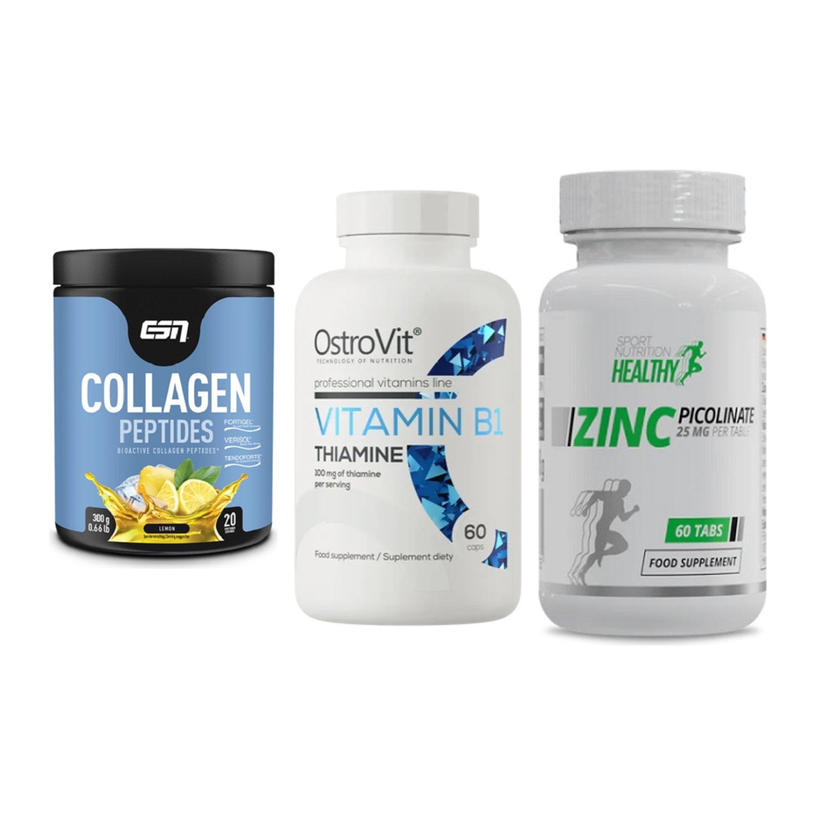 Haut, Haare & Nägel: ESN Collagen + Ostrovit + MST Healthy – alle enthaltenen Artikel