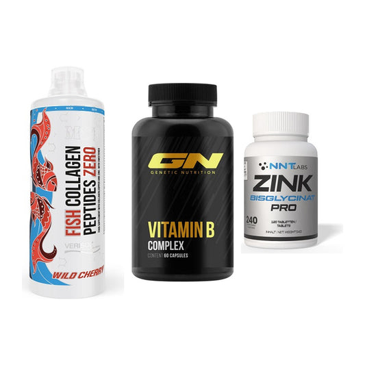 Haut, Haare & Nägel: MST Fish + GN Vitamin + NNT Zink 50mg – alle enthaltenen Artikel