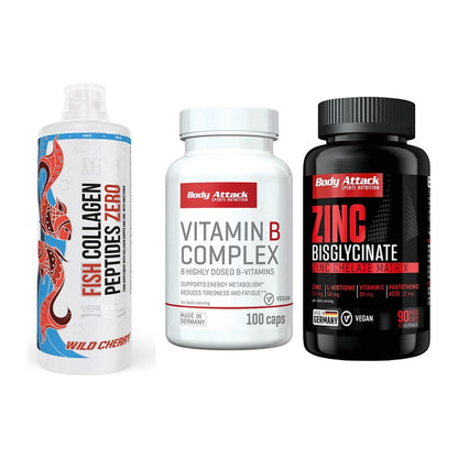 Haut, Haare & Nägel: MST Fish Collagen + Body Attack + 1 weitere – alle enthaltenen Artikel
