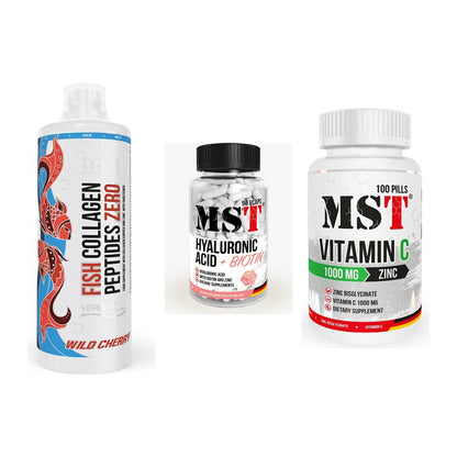 Haut, Haare & Nägel: MST Fish + MST Hyaluronic + MST Vitamin C – alle enthaltenen Artikel
