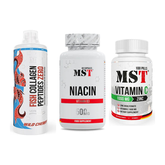 Haut, Haare & Nägel: MST Fish + MST Niacin + MST Vitamin C – alle enthaltenen Artikel