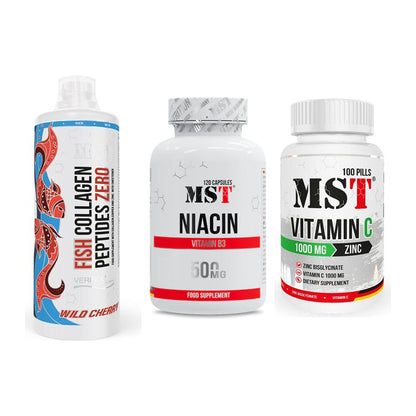Haut, Haare & Nägel: MST Fish + MST Niacin + MST Vitamin C – alle enthaltenen Artikel