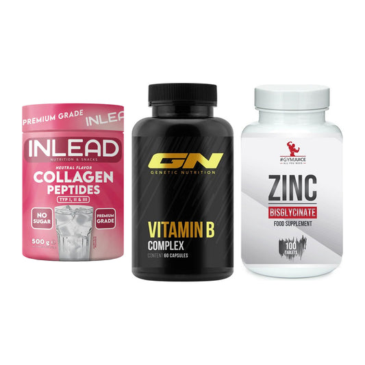 Haut, Haare & Nägel: INLEAD Collage + GN Vitamin + #GYMJUICE ZINC – alle enthaltenen Artikel