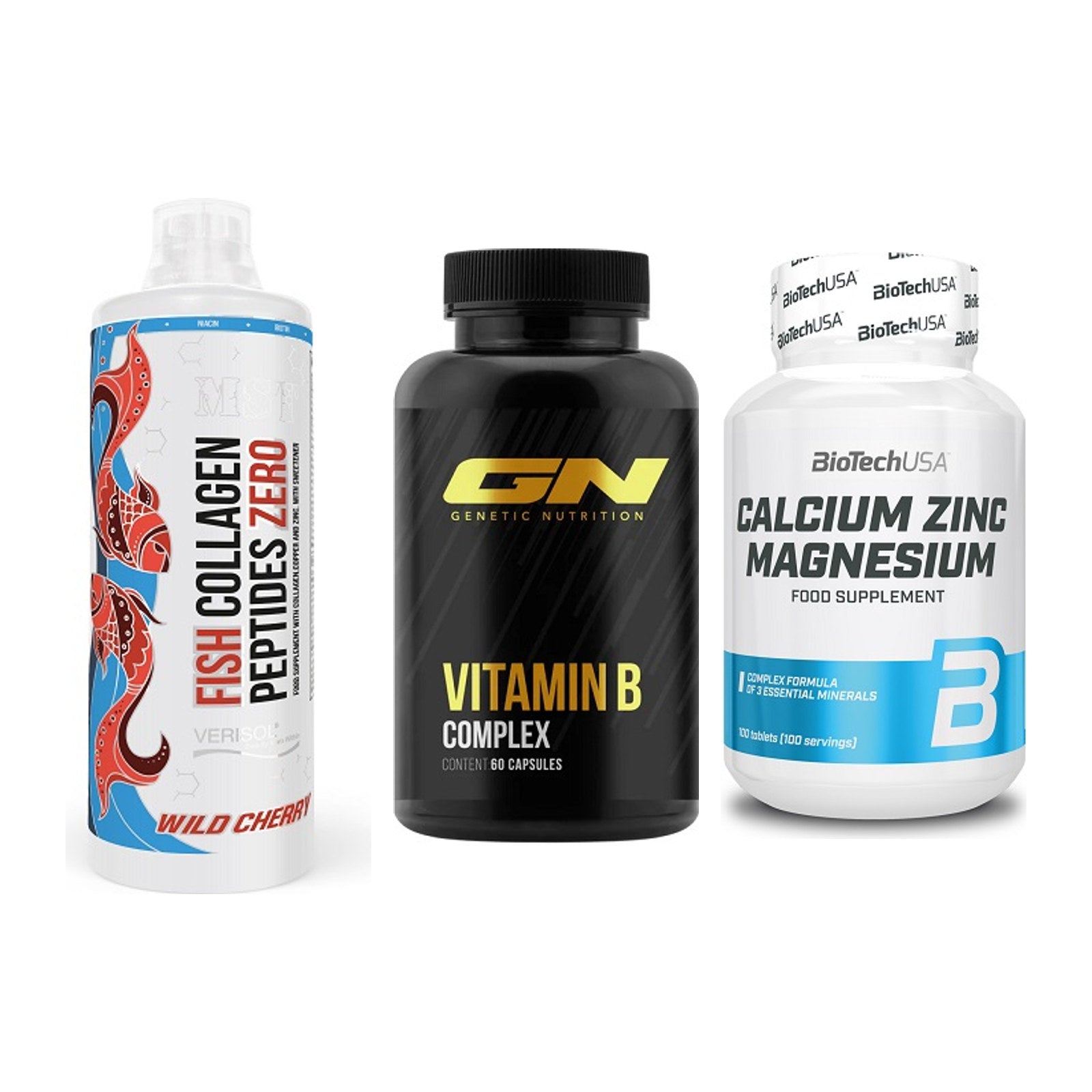 Haut, Haare & Nägel: MST Fish + GN Vitamin + BioTech Calciu – alle enthaltenen Artikel