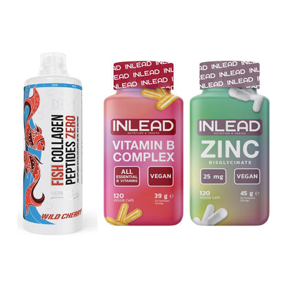 Haut, Haare & Nägel: MST Fish + INLEAD Vitamin + INLEAD Zink – alle enthaltenen Artikel