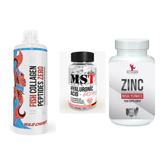 Haut, Haare & Nägel: MST Fish + MST Hyaluronic + #GYMJUICE ZINC – alle enthaltenen Artikel