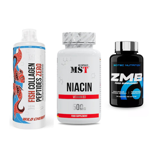Haut, Haare & Nägel: MST Fish + MST Niacin + Scitec ZMB – alle enthaltenen Artikel