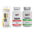 Haut, Haare & Nägel: MST Collagen + MST Niacin + MST ArgiZinc – alle enthaltenen Artikel