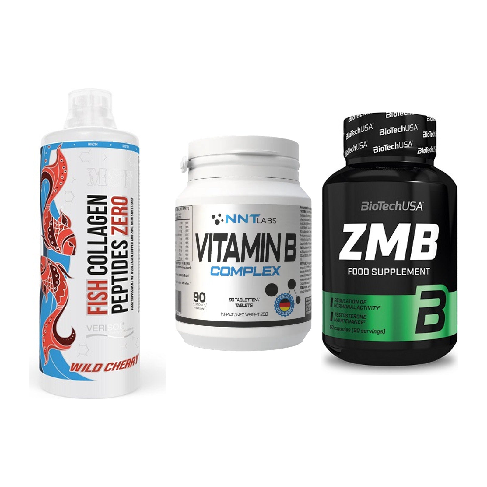 Haut, Haare & Nägel: MST Fish + NNT Vitamin B + BioTech ZMB – alle enthaltenen Artikel