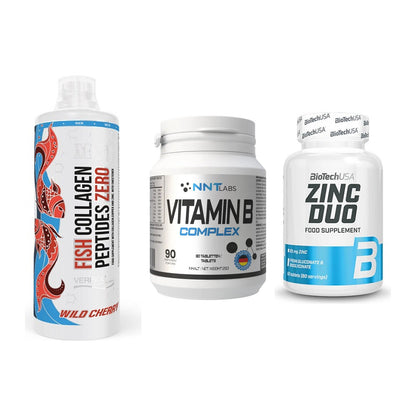 Haut, Haare & Nägel: MST Fish + NNT Vitamin B + BioTech Zinc – alle enthaltenen Artikel