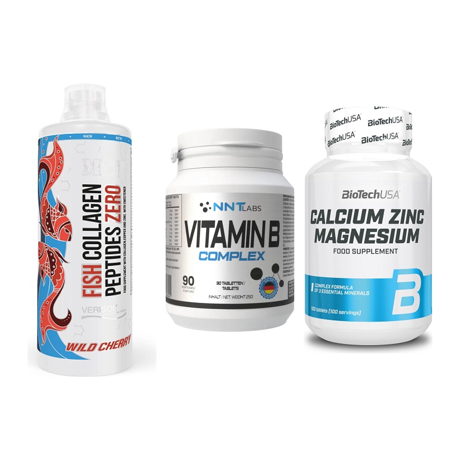 Haut, Haare & Nägel: MST Fish + NNT Vitamin B + BioTech Calciu – alle enthaltenen Artikel