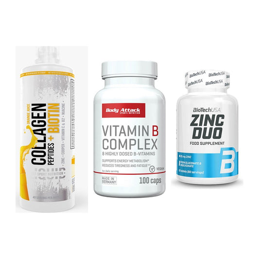 Haut, Haare & Nägel: MST Collagen + Body Attack + BioTech Zinc – alle enthaltenen Artikel