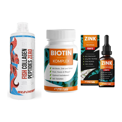Haut, Haare & Nägel: MST Fish + ProFuel BIOTIN + ProFuel Zink – alle enthaltenen Artikel