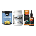 Haut, Haare & Nägel: ESN Collagen + NNT Vitamin B + ProFuel Zink – alle enthaltenen Artikel