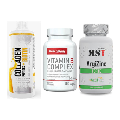 Haut, Haare & Nägel: MST Collagen + Body Attack + MST ArgiZinc – alle enthaltenen Artikel
