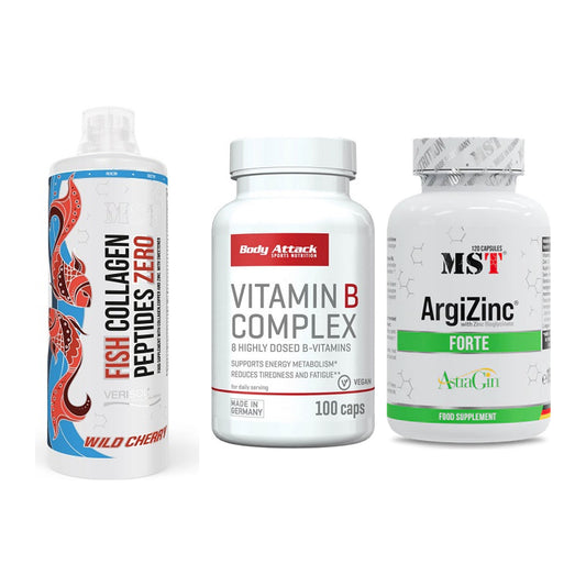 Haut, Haare & Nägel: MST Fish + Body Attack + MST ArgiZinc – alle enthaltenen Artikel