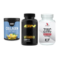 Haut, Haare & Nägel: ESN Collagen + GN Vitamin + #GYMJUICE ZINC – alle enthaltenen Artikel